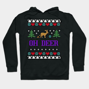 Ugly Sweater Oh Deer Hoodie